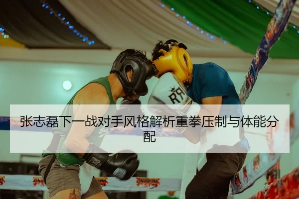 张志磊下一战对手风格解析重拳压制与体能分配